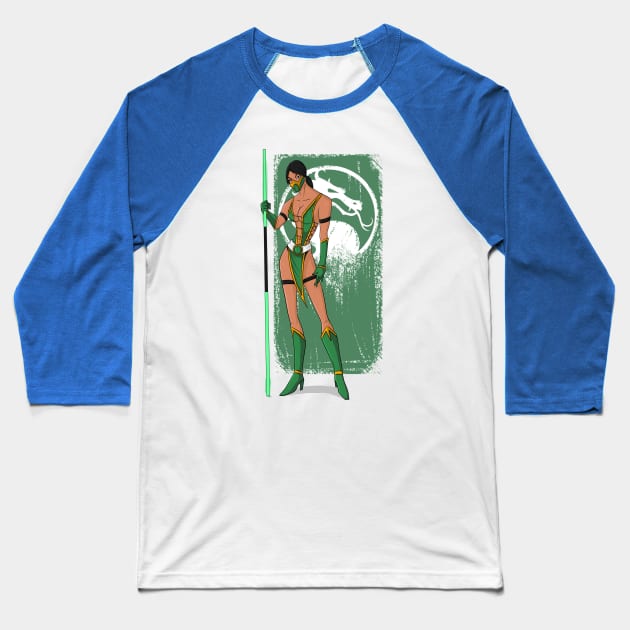 jade Baseball T-Shirt by dubcarnage